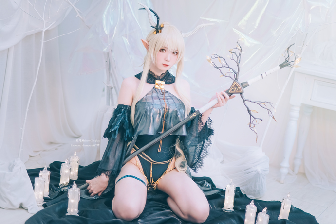霜月shimo cosplay作品 明日方舟 闪灵 喵纪元 (3).jpg