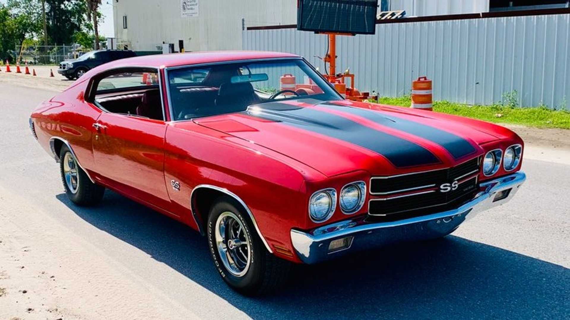 1970年雪佛兰Chevelle SS！搭载V8引擎，最大350马力