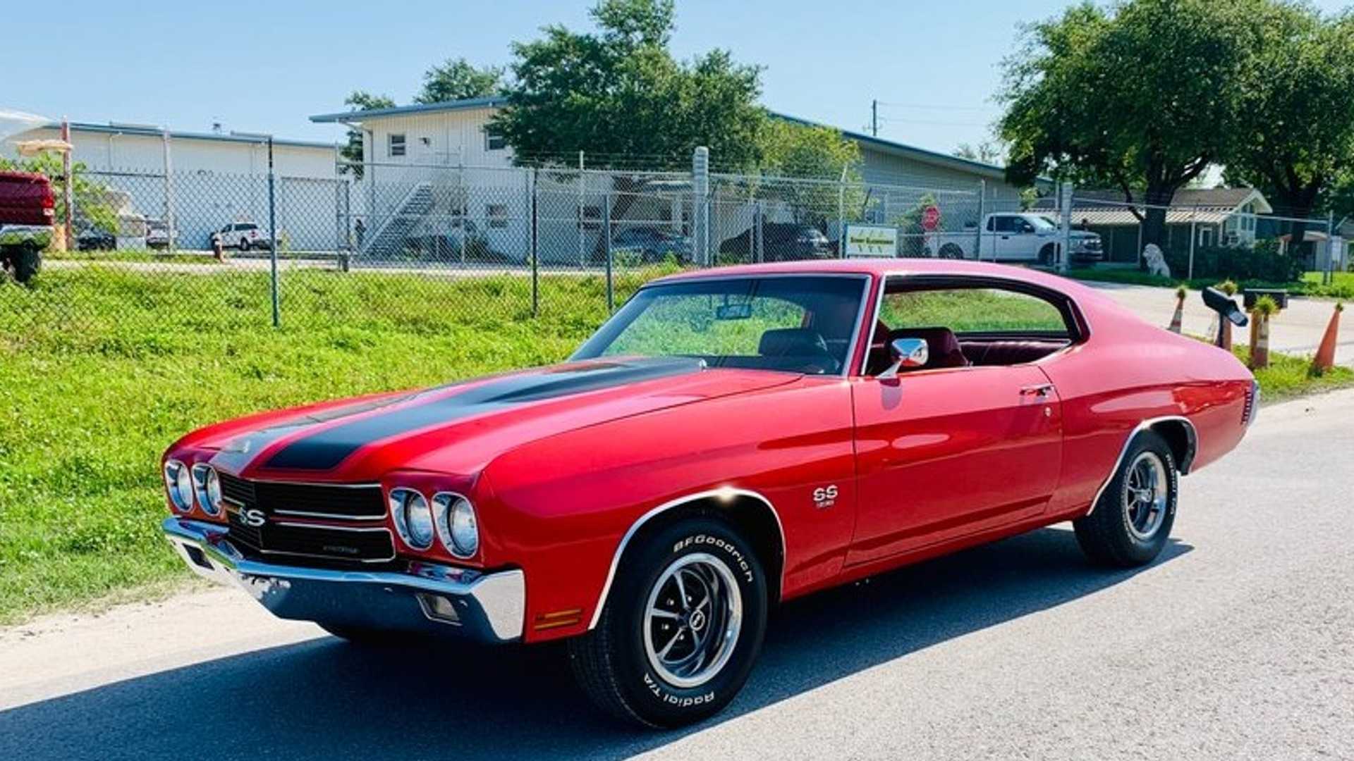 1970年雪佛兰Chevelle SS！搭载V8引擎，最大350马力