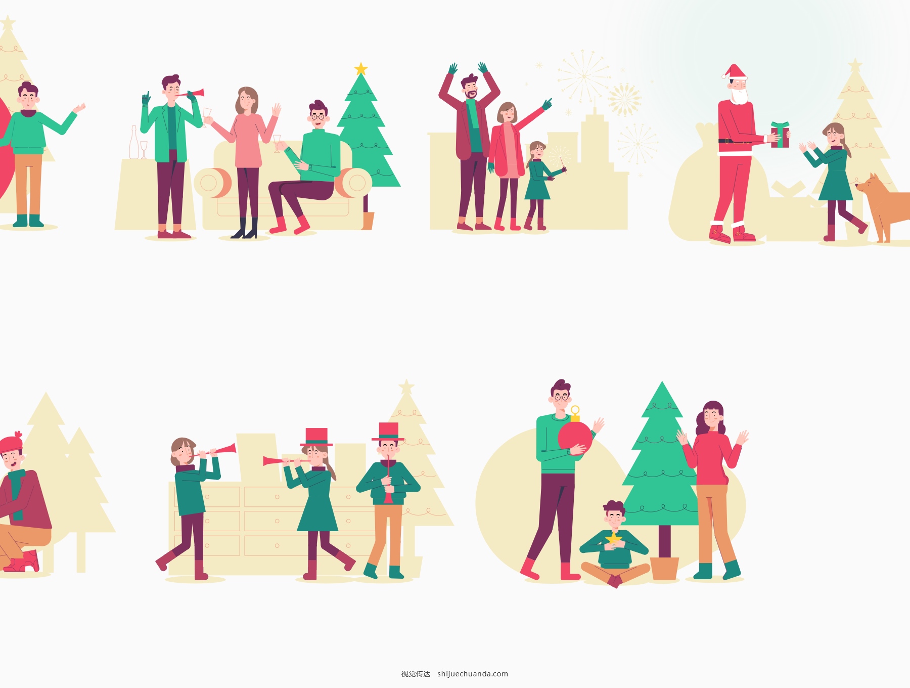 Christmas and New Year Colorful Illustration-3.jpg