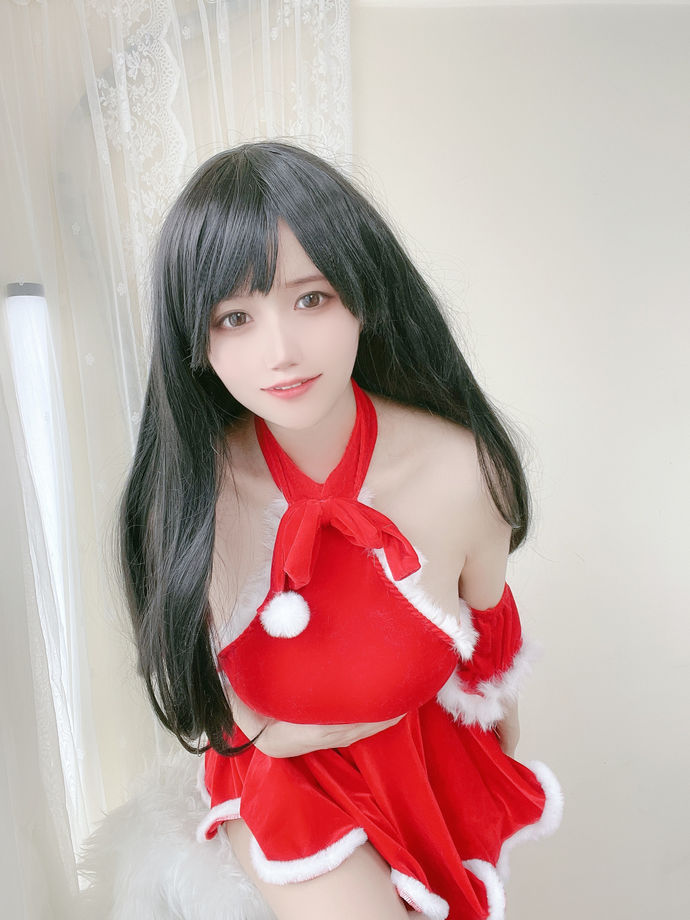 小仓千代w NO.015 红色圣诞礼物裙 (1).jpg