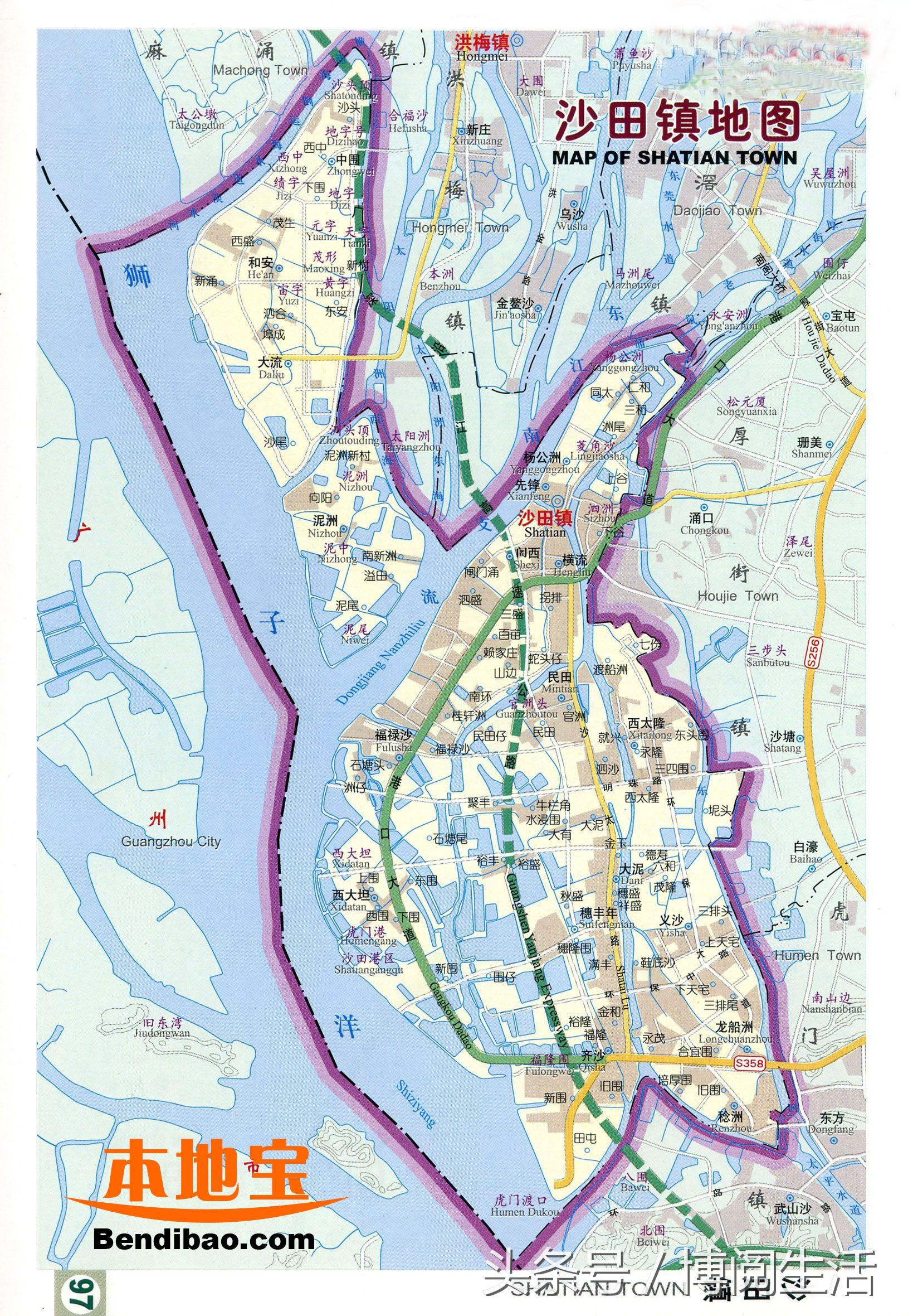 快快收藏：东莞地图，4城区28镇区，保存手机可查看