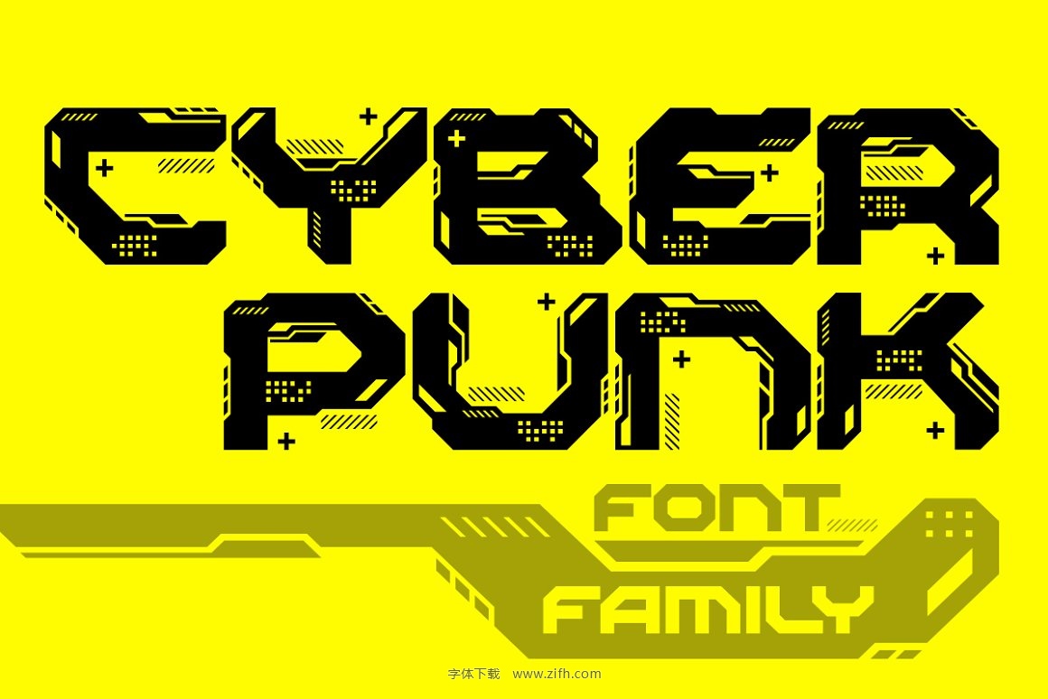 Cyberpunk Style Font
