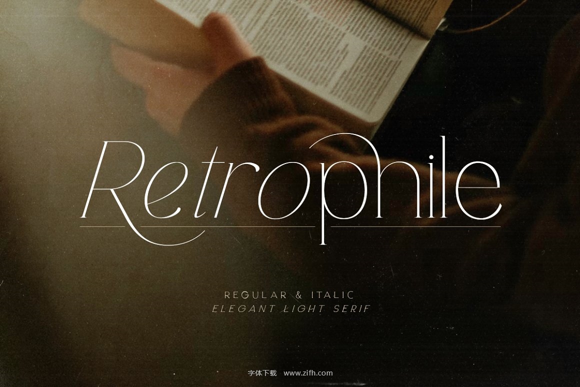 Retrophile-Elegant Light Serif