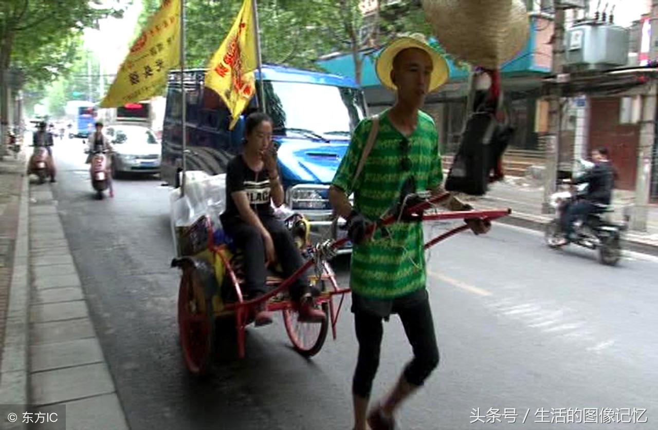 小伙用人力车徒步2000公里带女友去山东看海，女友：看海后就结婚