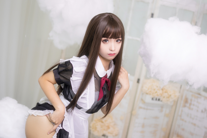 蠢沫沫-短透明女仆 [42P-450MB]