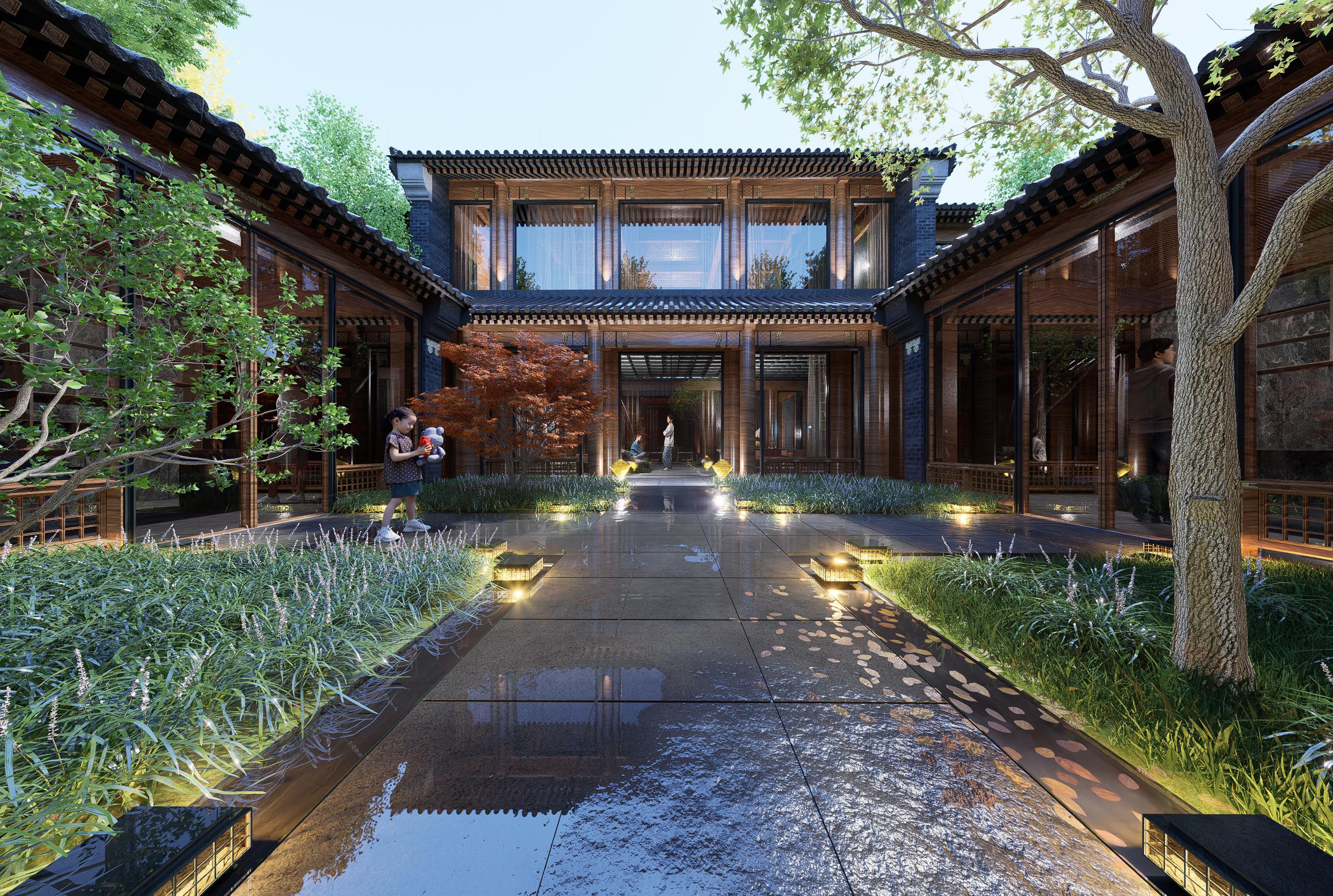 紫檀木建宅的独特魅力 四合院是我国经典的建筑形式,以其青砖,青瓦