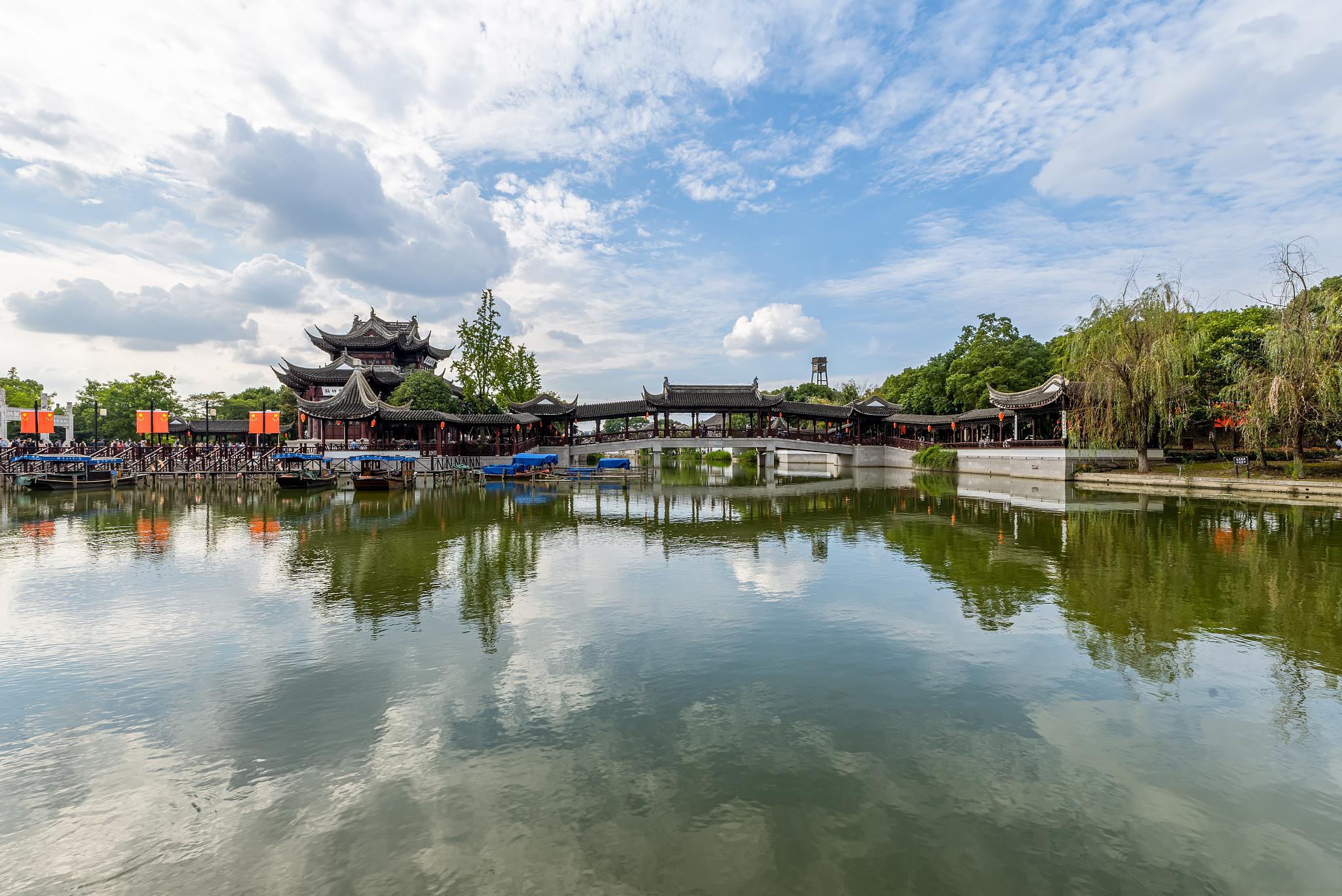 郫县三道堰景区图片图片