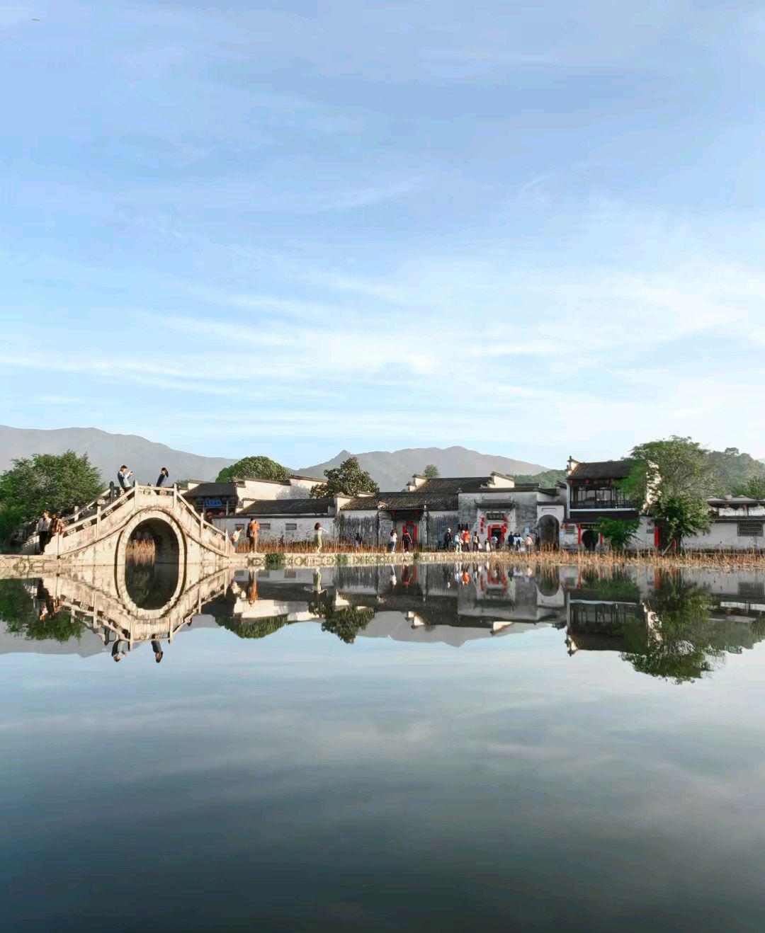 南屏,西溪南,宏村,呈坎,西递,碧山,每个古村落都有着独特的风景和文化