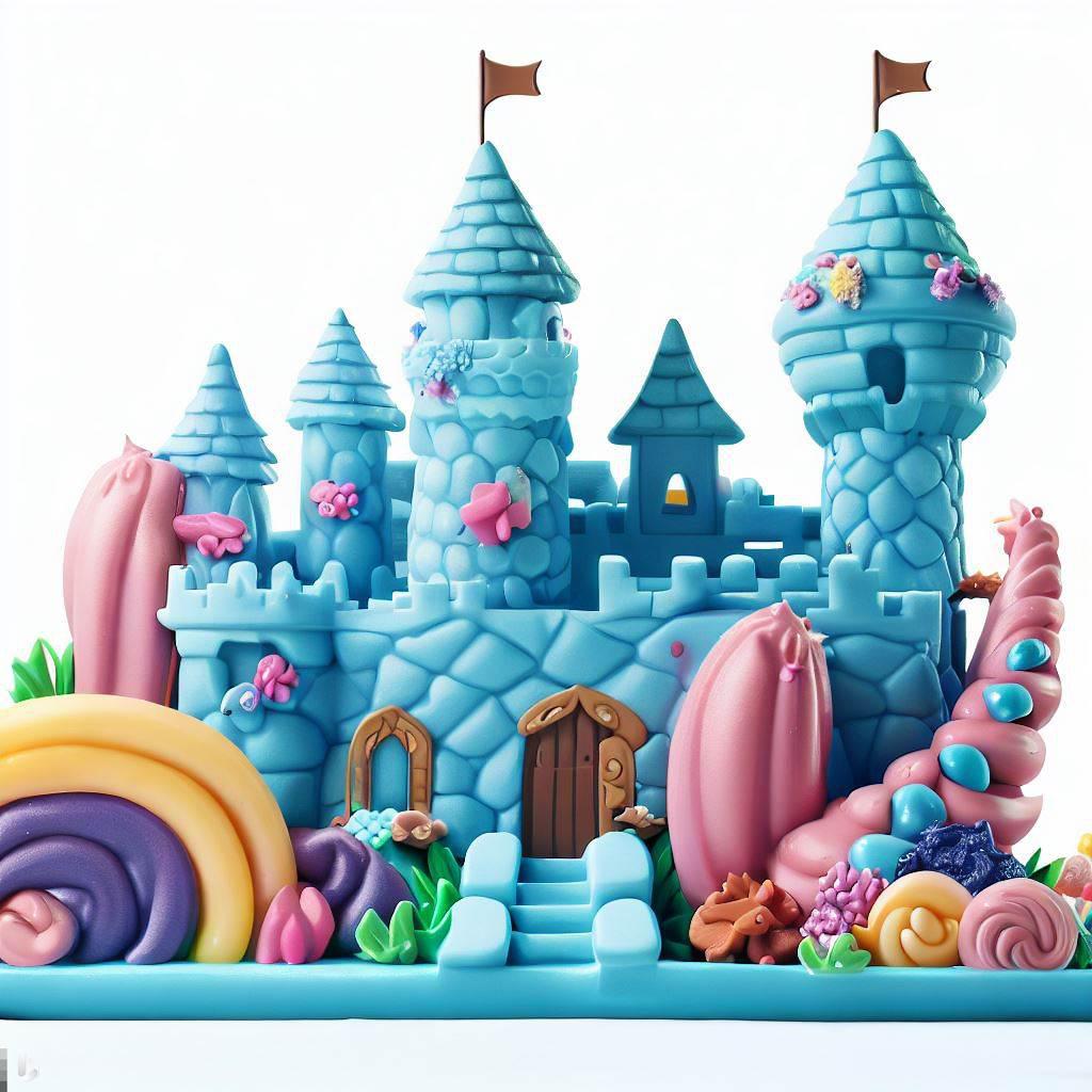 小男孩的冰淇淋城堡 从前,有一个小男孩,他非常喜欢吃冰淇淋,常常幻想