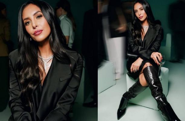 科比女儿娜塔莉亚首次走秀 科比的大女儿娜塔莉亚在boss 2023秋冬时装