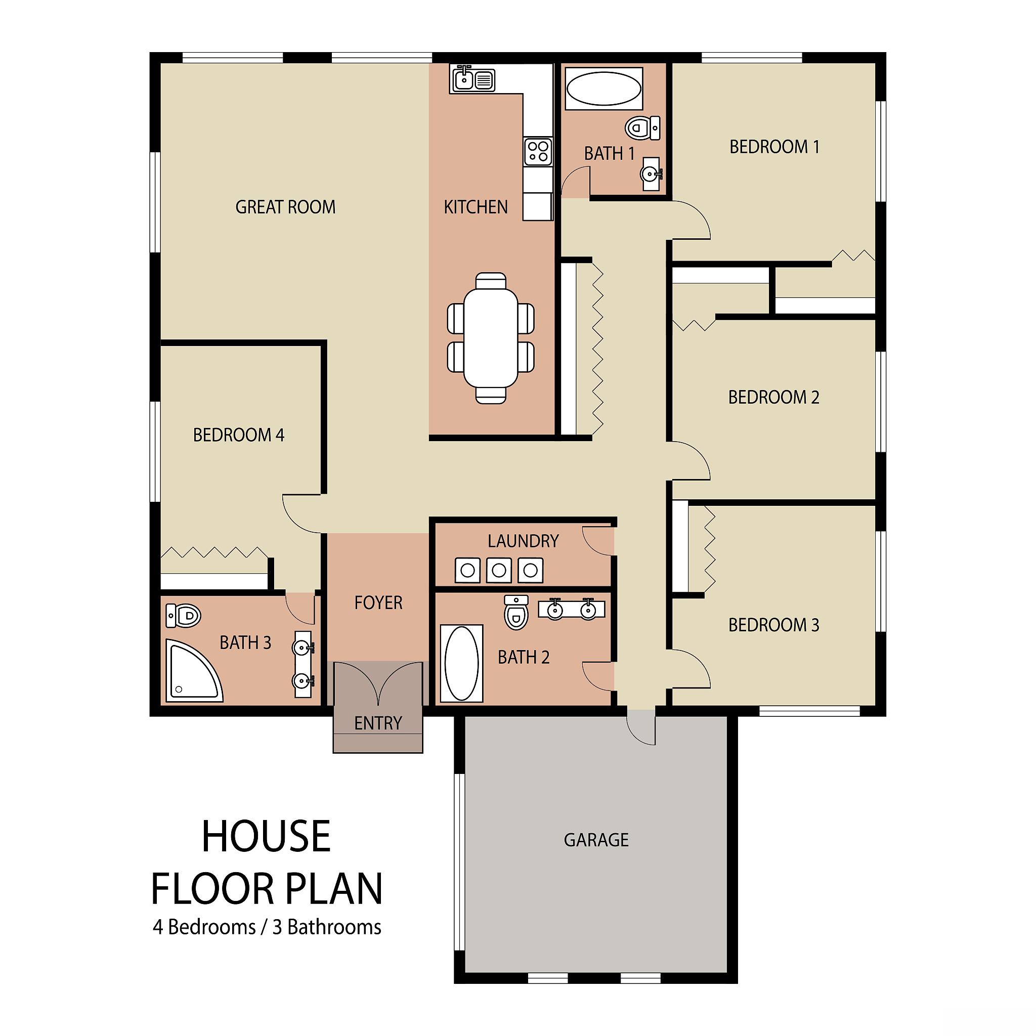 什么样的户型才是最好的房子 在选择理想的房子时,户型是考虑的重要