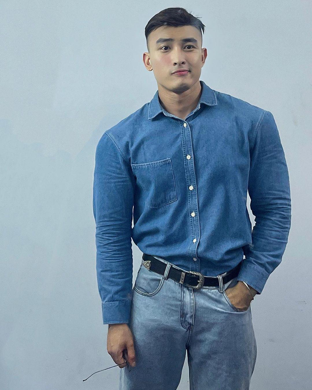 陈潭山:颜值肌肉不输小鲜肉 陈潭山,一个80后的男人,他的颜值和肌肉让