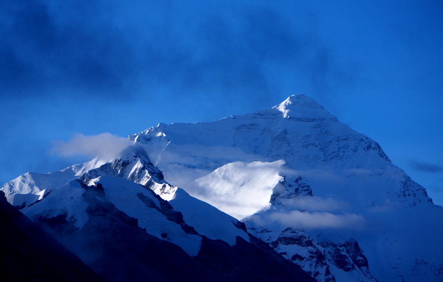喜马拉雅山山顶图片
