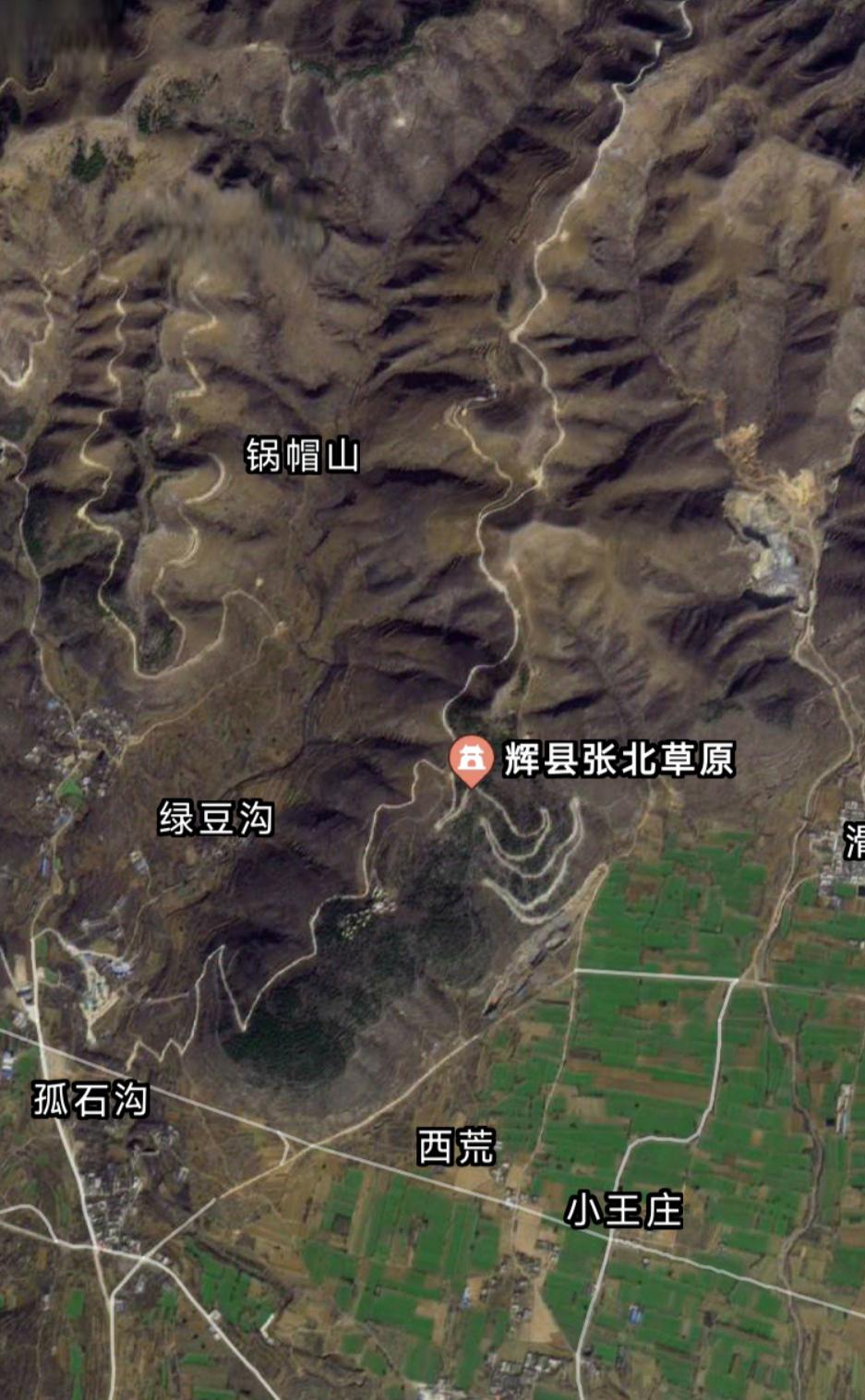 张北草原,秋季的美景 张北草原位于新乡市辉县张村乡北边的山上,山顶