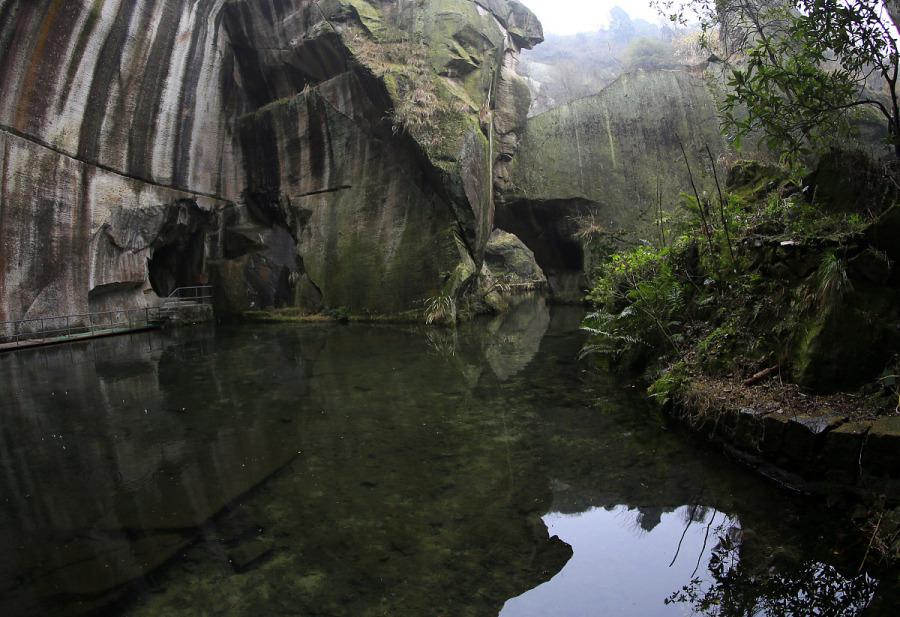 丽水石门洞风景区图片