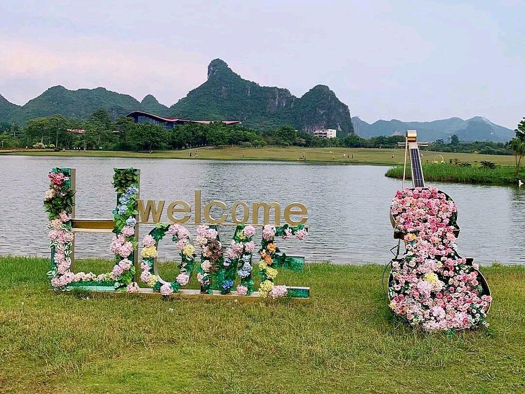 南宁花花大世界:花的海洋,动物的乐园 在南宁北部,武鸣城区的南部