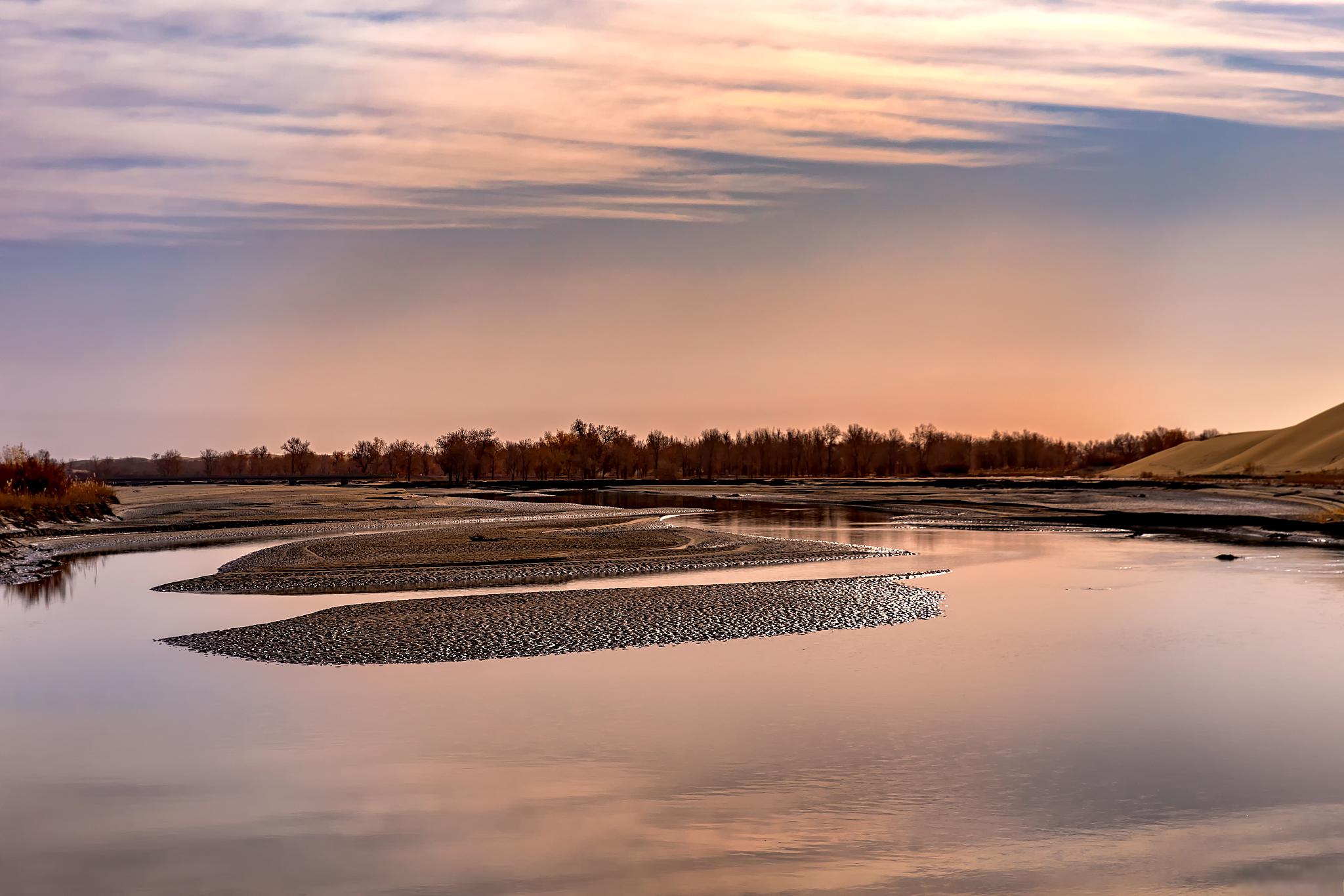 秋日胜地——宁夏平罗县沙湖 .@dew说汽车的动态
