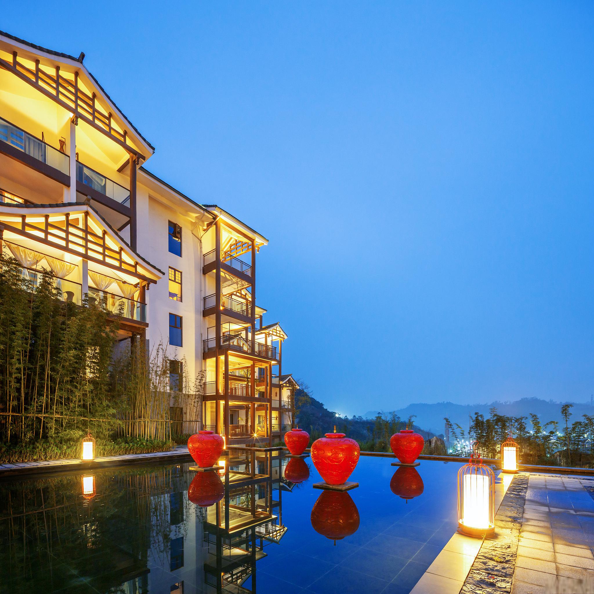 德清县莫干山镇溪源山庄是一个完美的度假胜地 德清县莫干山镇溪源