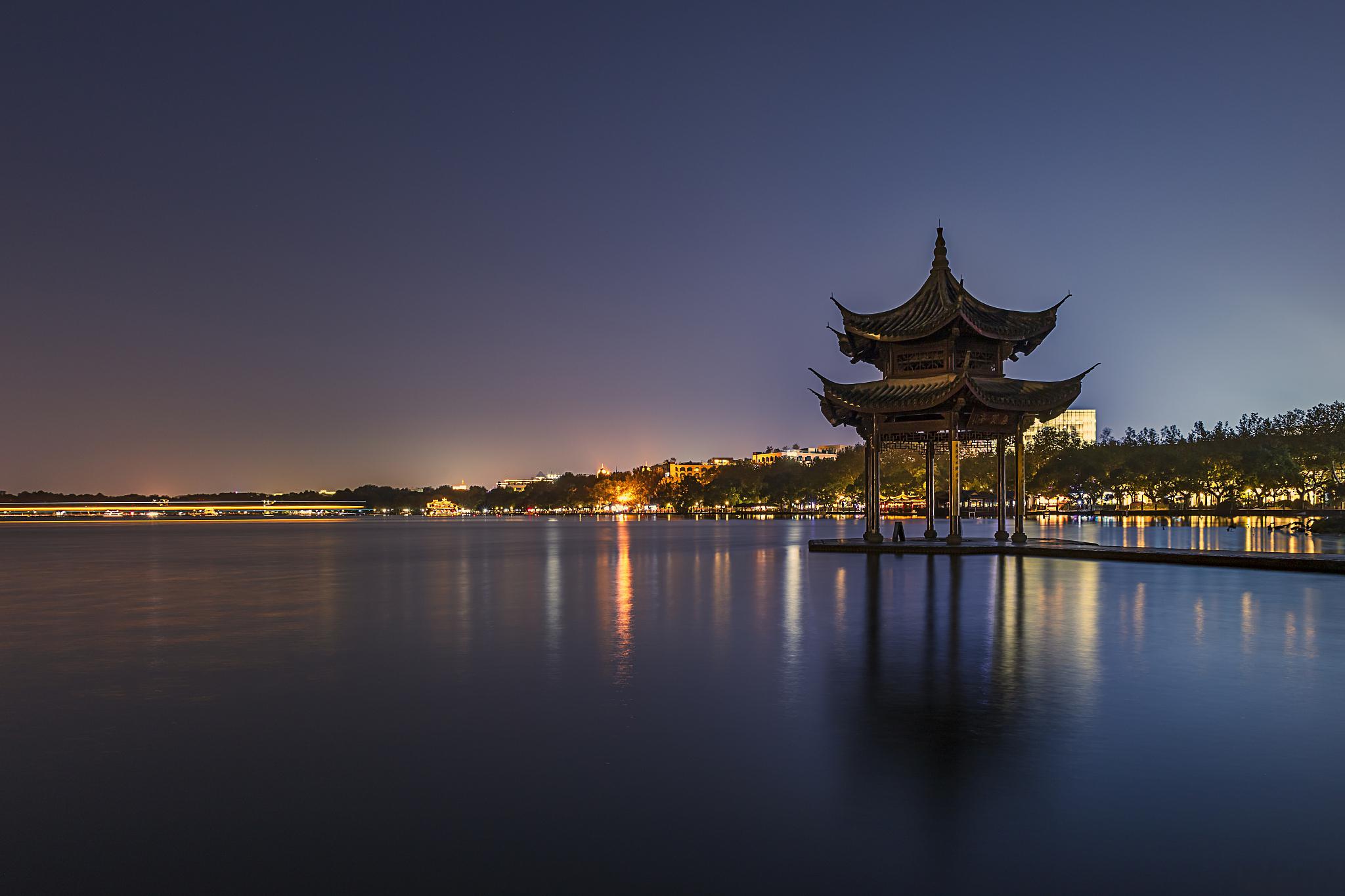 杭州最美夜景图片