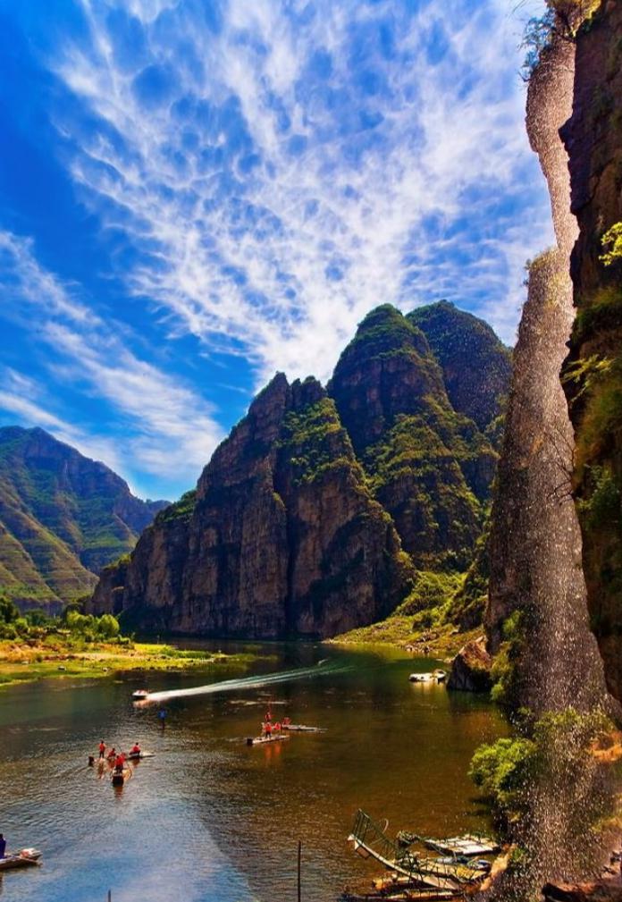 北京十渡风景区攻略 十渡风景区.@雅星观光车的动态