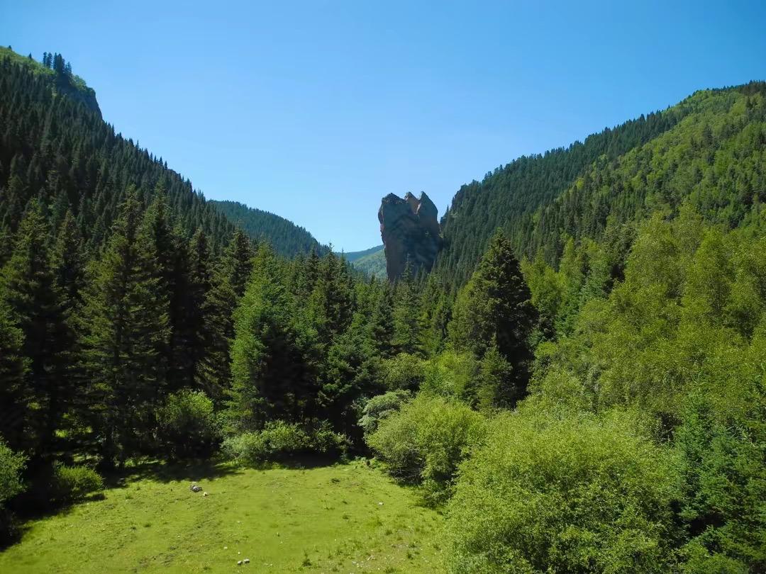 大峪沟游记 今天的行程是游大峪沟,前往合作,与朋友会合.