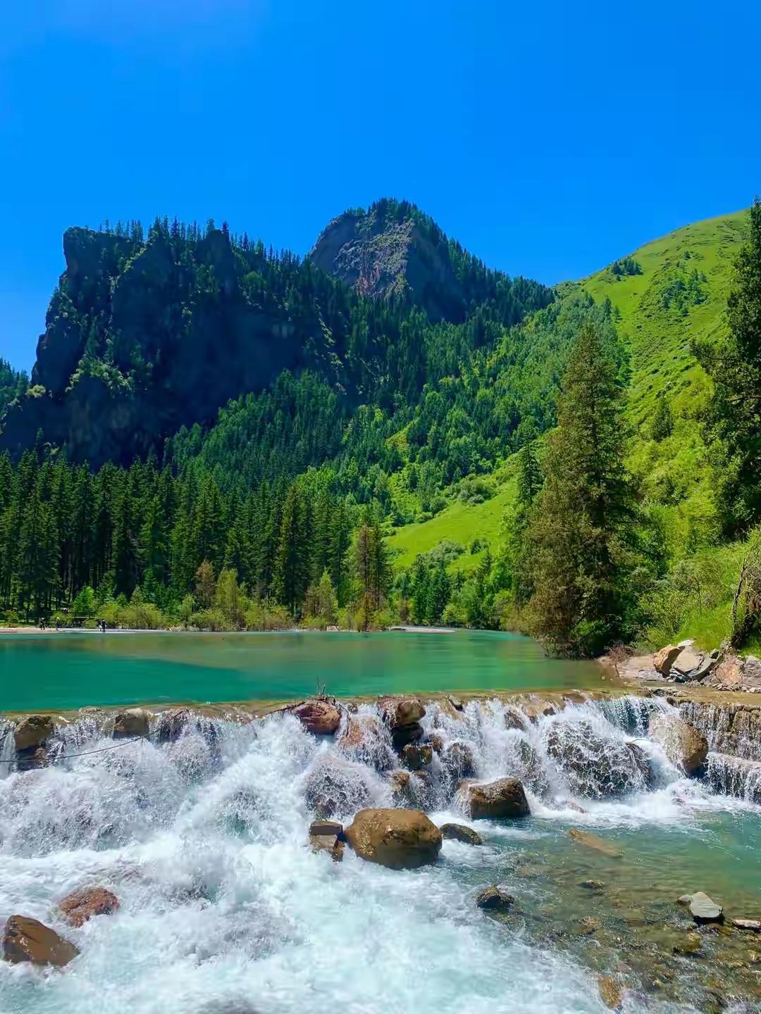 大峪沟游记 今天的行程是游大峪沟,前往合作,与朋友会合.