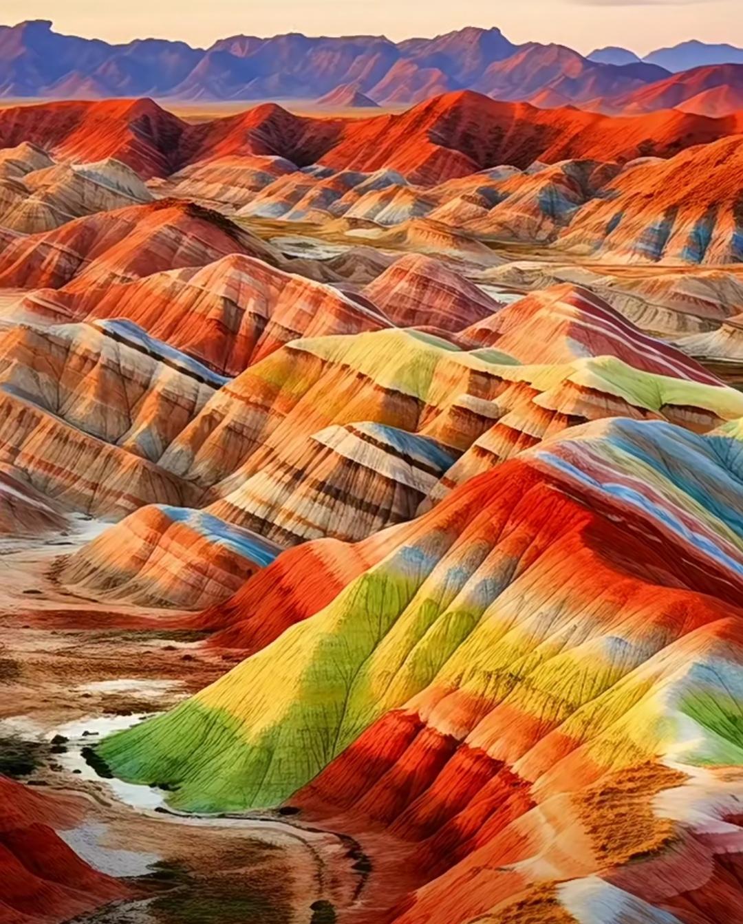 云南七彩丹霞地貌之旅 云南的七彩丹霞地貌是世界上的美景.