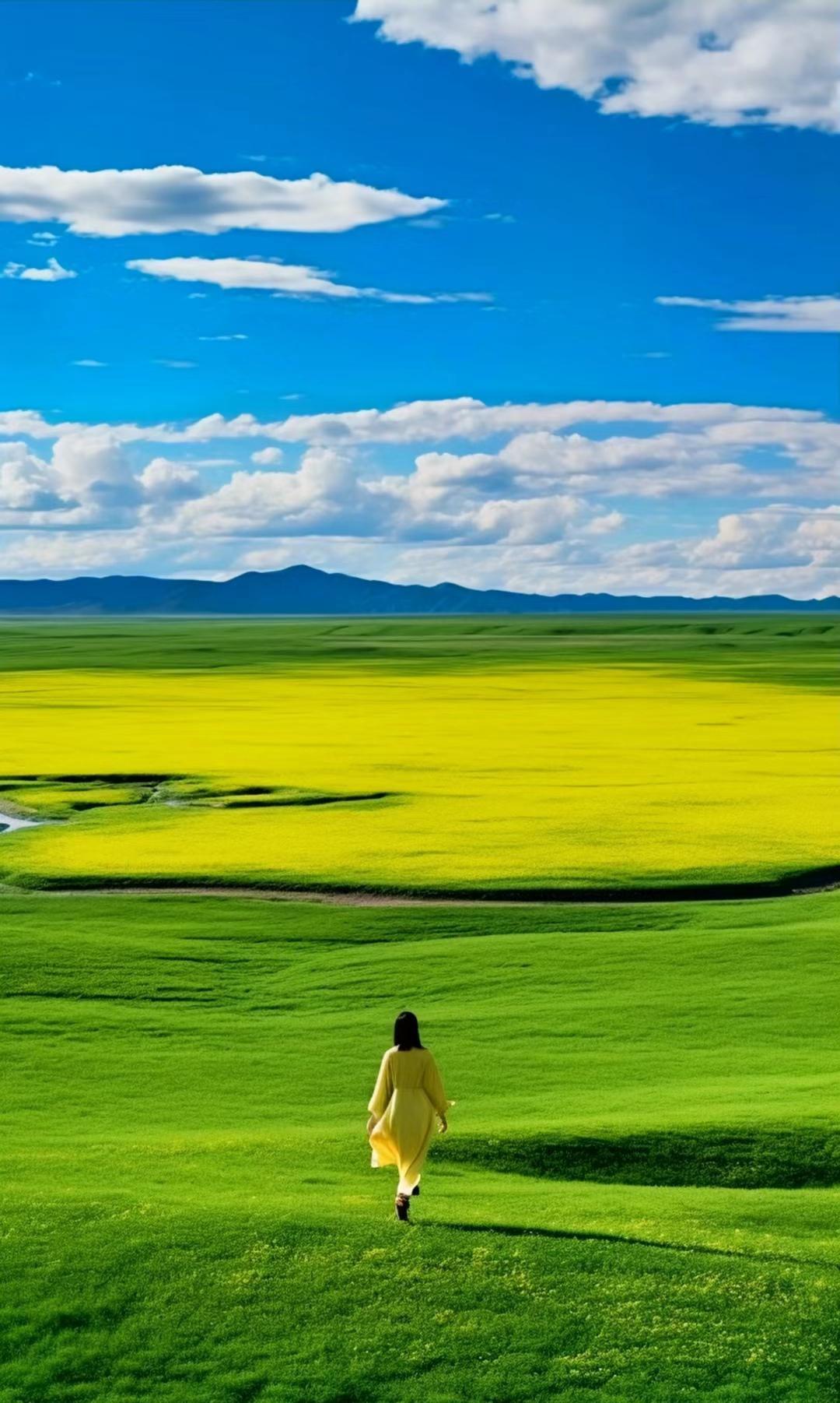 若尔盖大草原风景图片