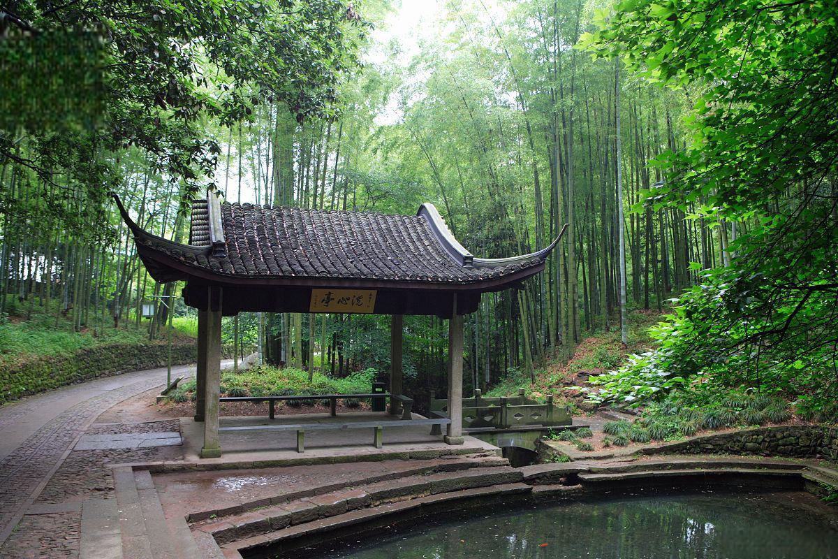 云溪竹径,一步一景 云溪竹径位于杭州市西湖区,是一个以竹文化为主题