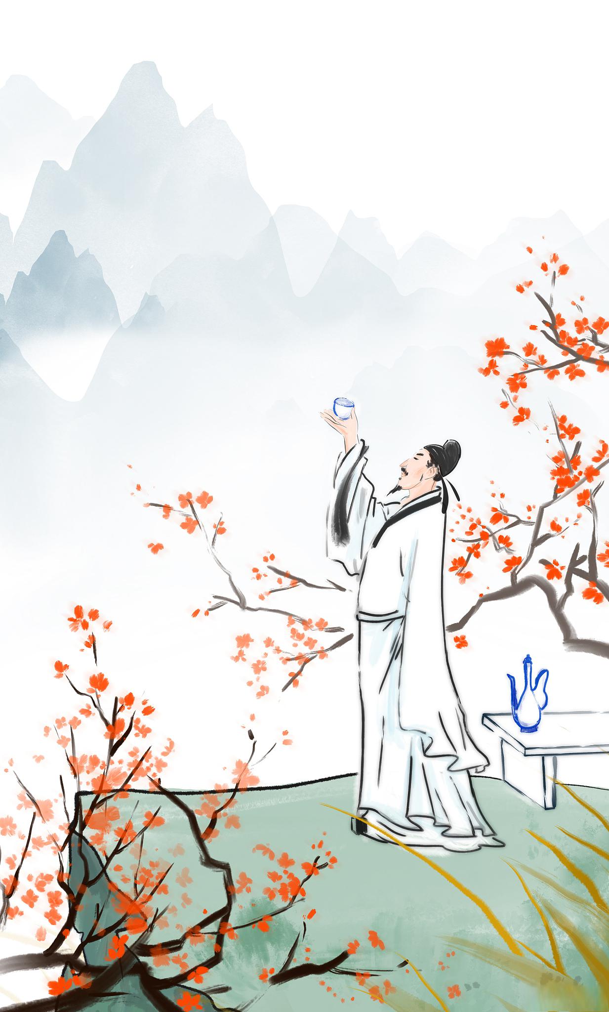 千古风流人物李白的诗歌艺术 李白,是中国古代文学史上的杰出诗人,他