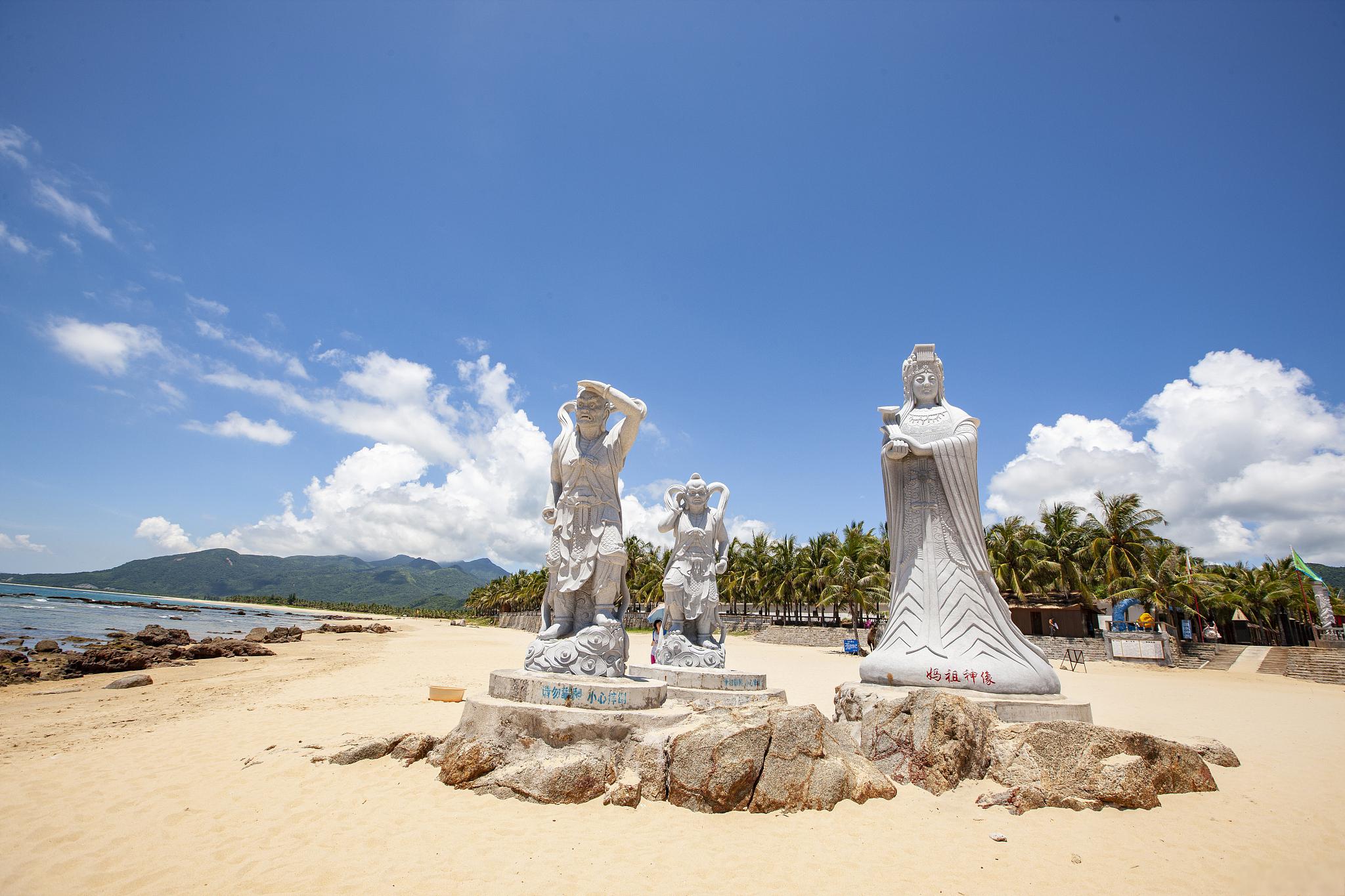 湄洲岛妈祖石像简介图片