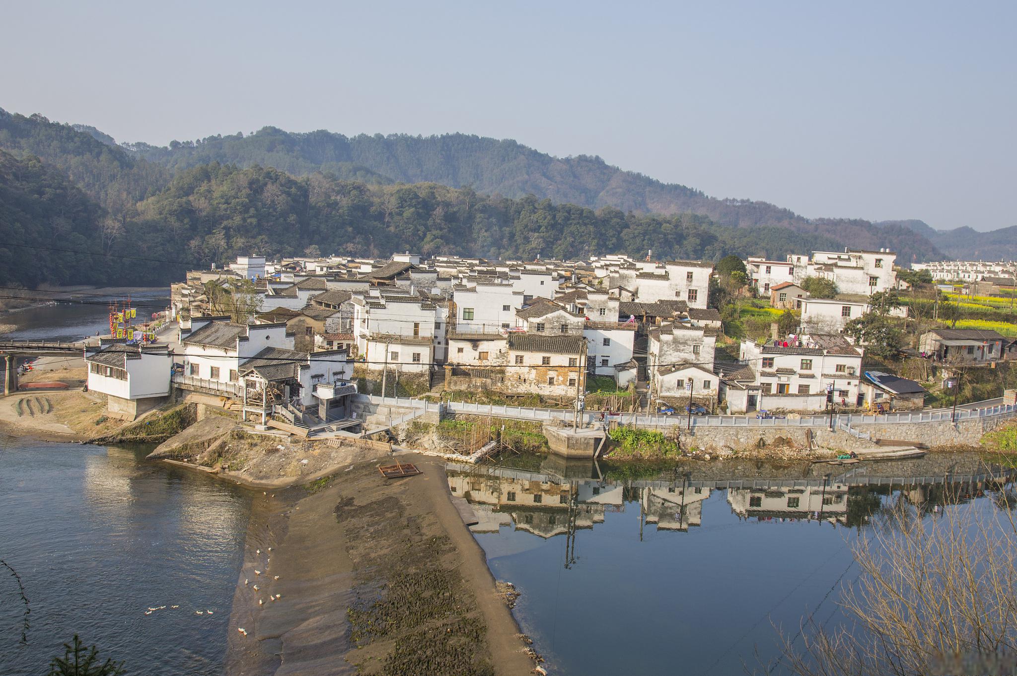 江西婺源古村落汪口 江西这一古村落