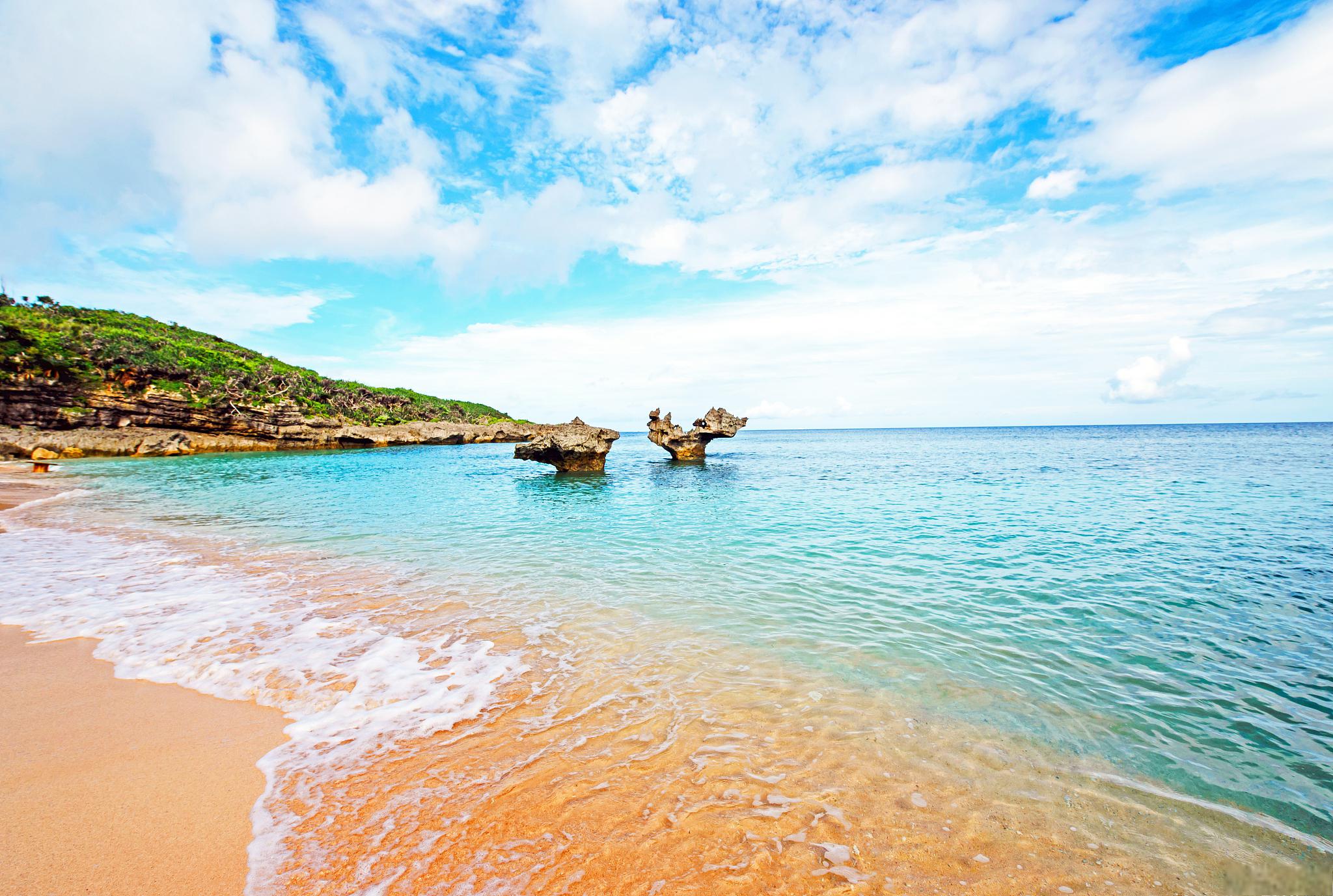 北海海边景点图片