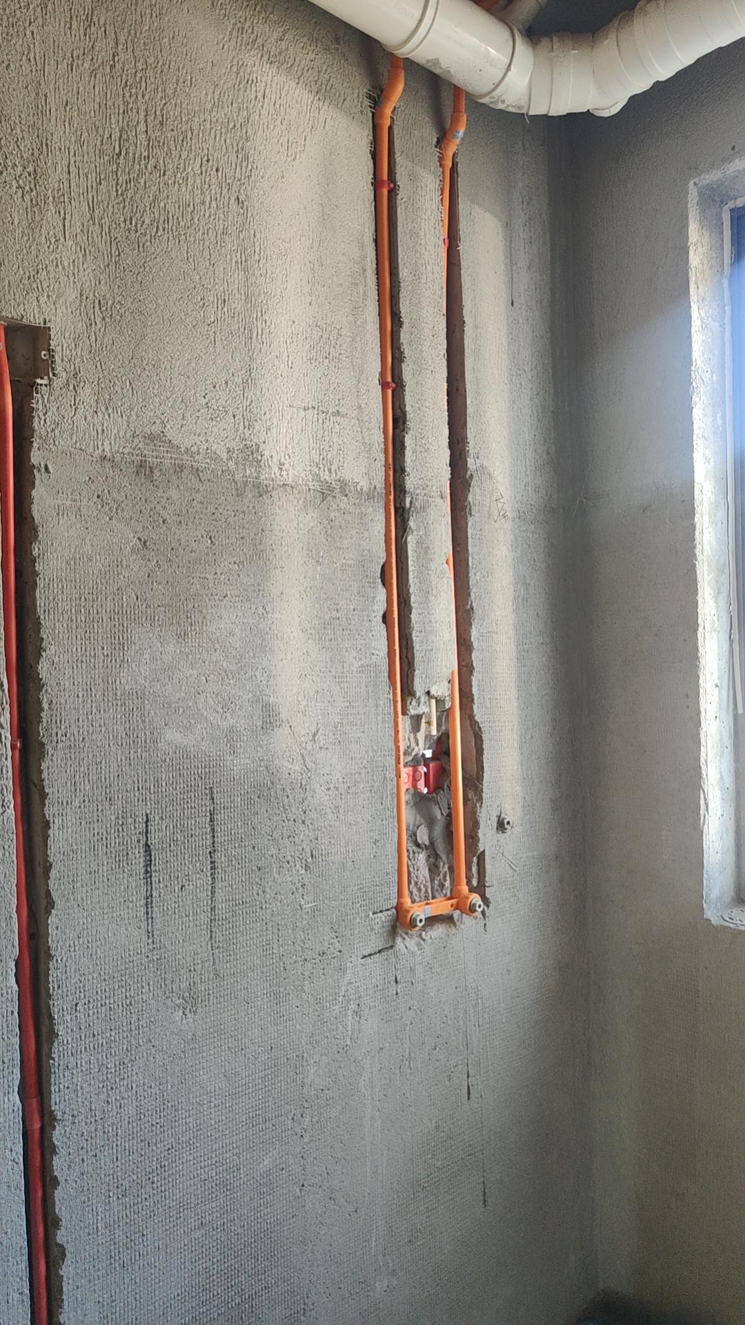 晶宫江南府110㎡户型水电施工结束 芜湖新房装修,晶宫江南府小区110㎡