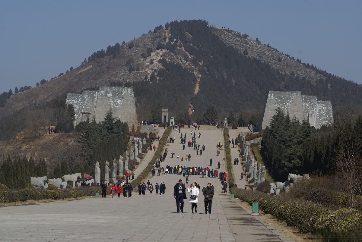 乾陵地宫照片图片