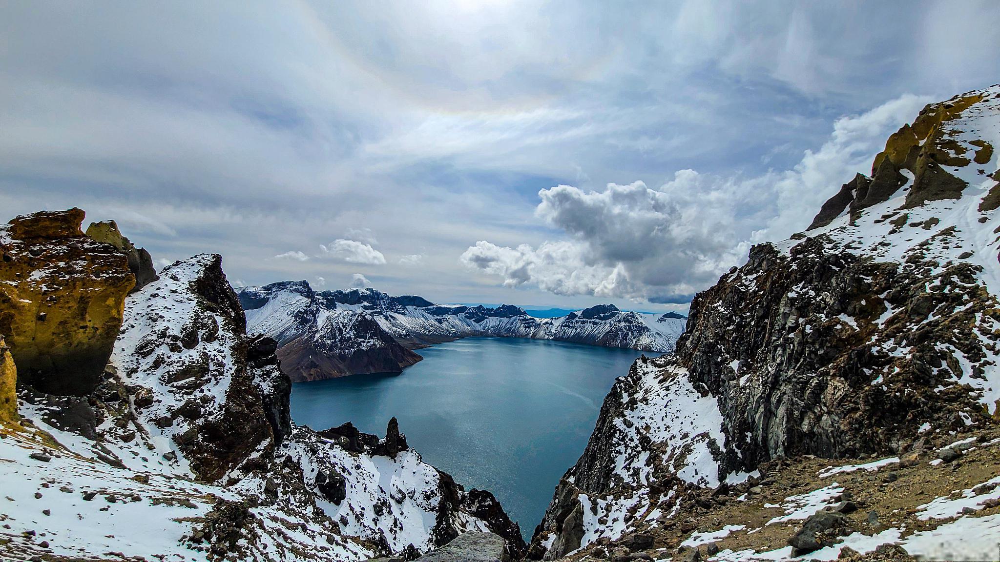 长白山著名的自然风景图片