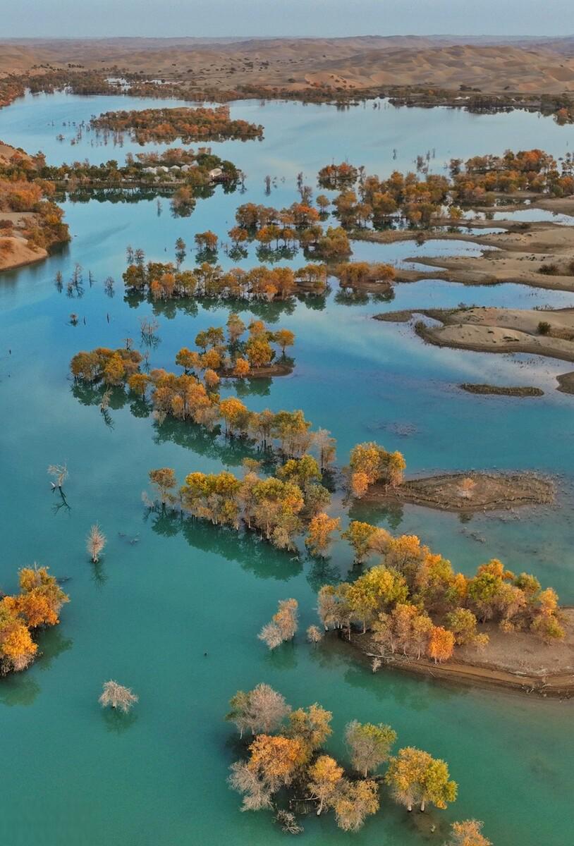 新疆巴音郭楞蒙古自治州尉犁县葫芦岛景区 98如诗如画的水域 新疆