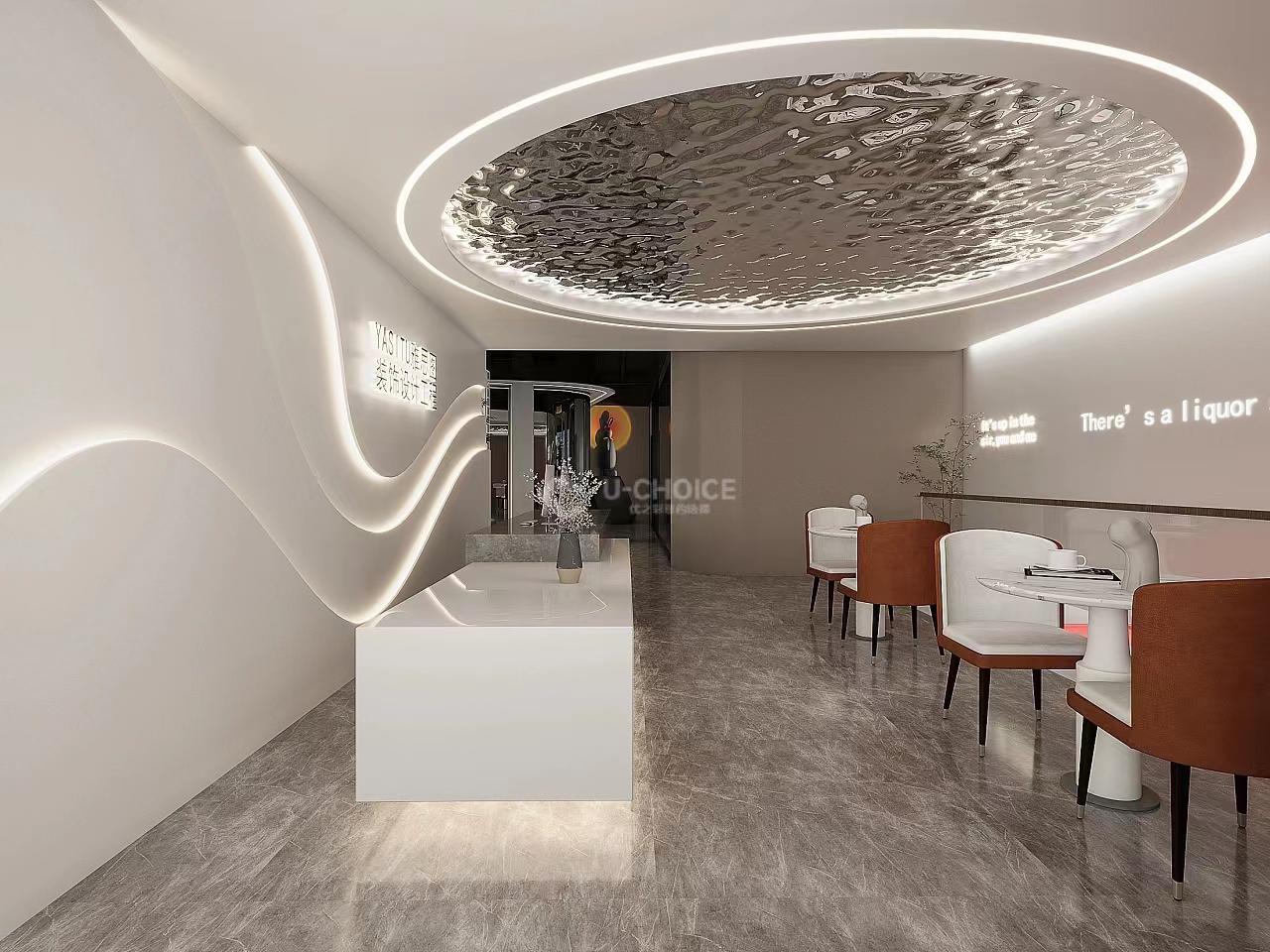 镜面水波纹不锈钢蜂窝板吊顶 你是否厌倦了传统吊顶的沉闷与一成不变