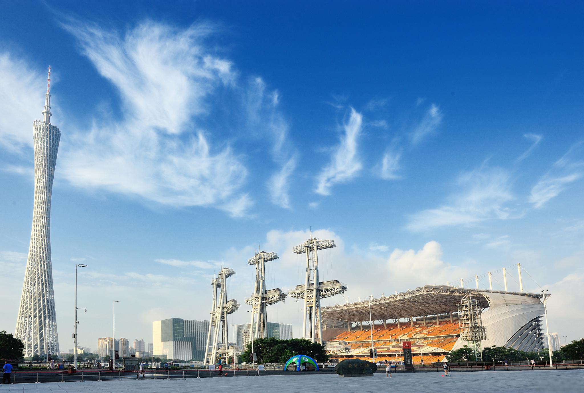 海心沙,珠江之心 海心沙位于中国广州市珠江新城,是一座位于珠江上的