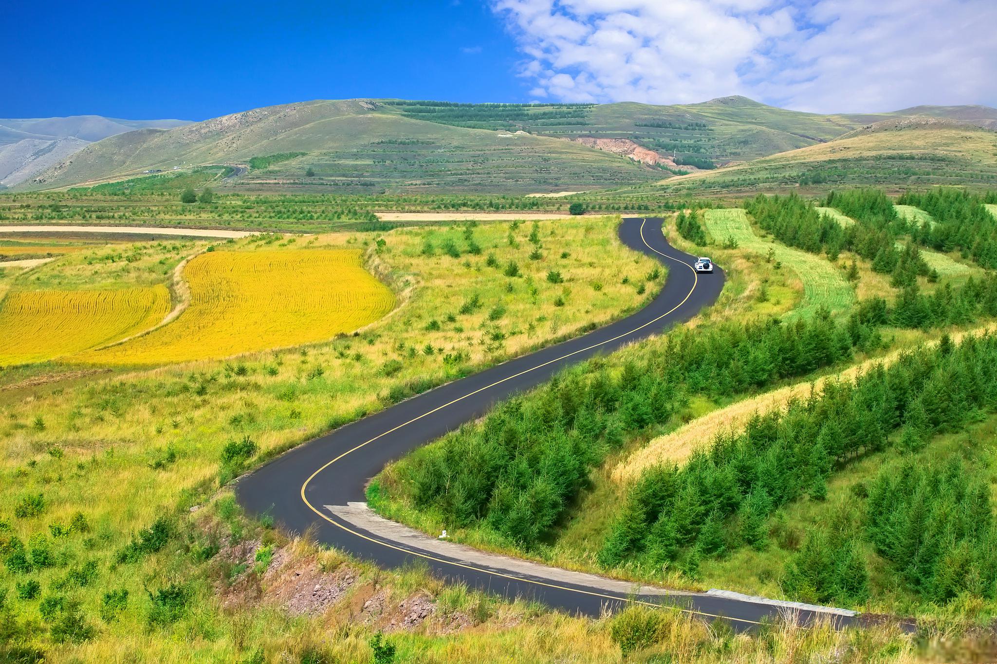 90丰宁坝上草原 丰宁坝上草原被称为"京北第一草原",这里不仅有"