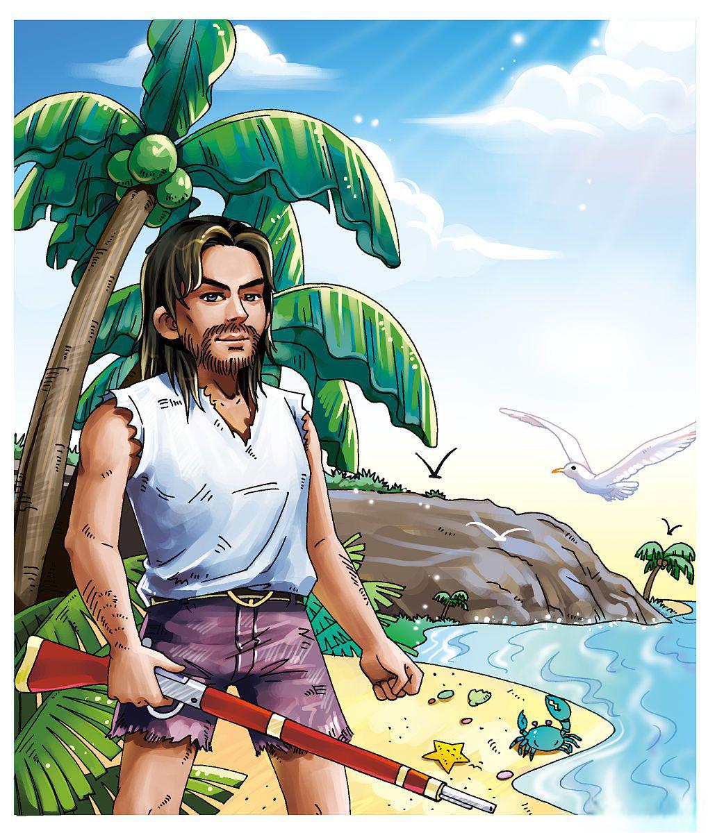 《鲁滨逊漂流记》:自我与自然的挑战 鲁滨逊漂流到无人岛,面临生存