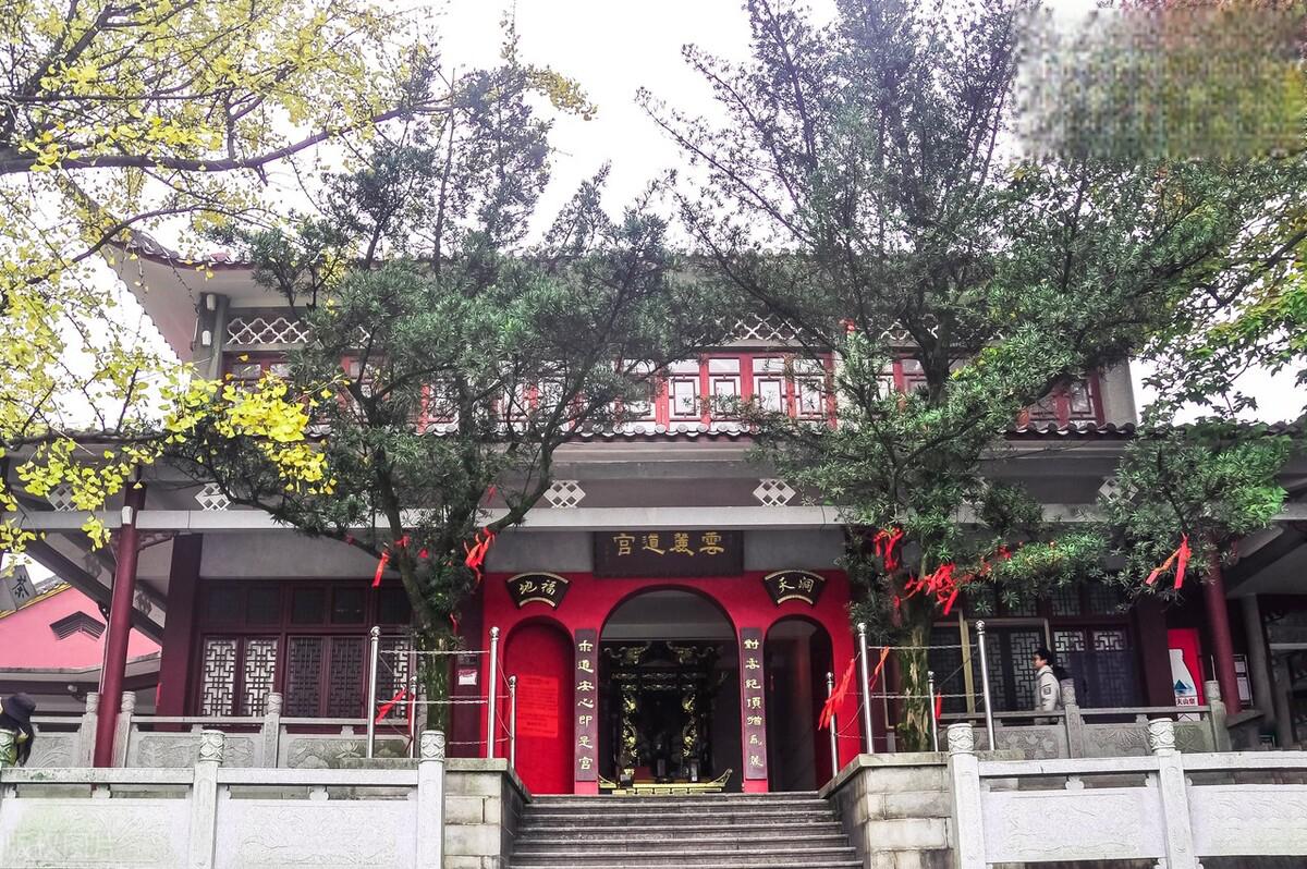 岳麓山寺庙图片