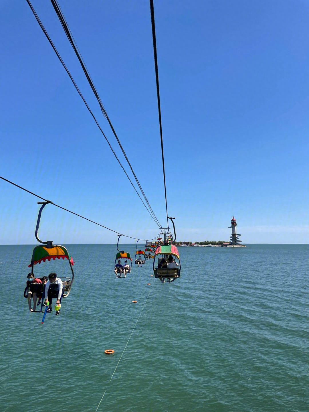 仙螺岛千米跨海索道,浪漫之旅 河北秦皇岛,这个充满浪漫气息的海滨