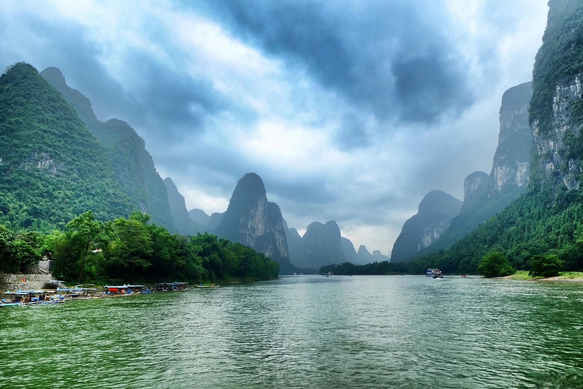 桂林山水画廊,美在自然与文化 桂林等你来桂林,一座美丽的山水之城,以