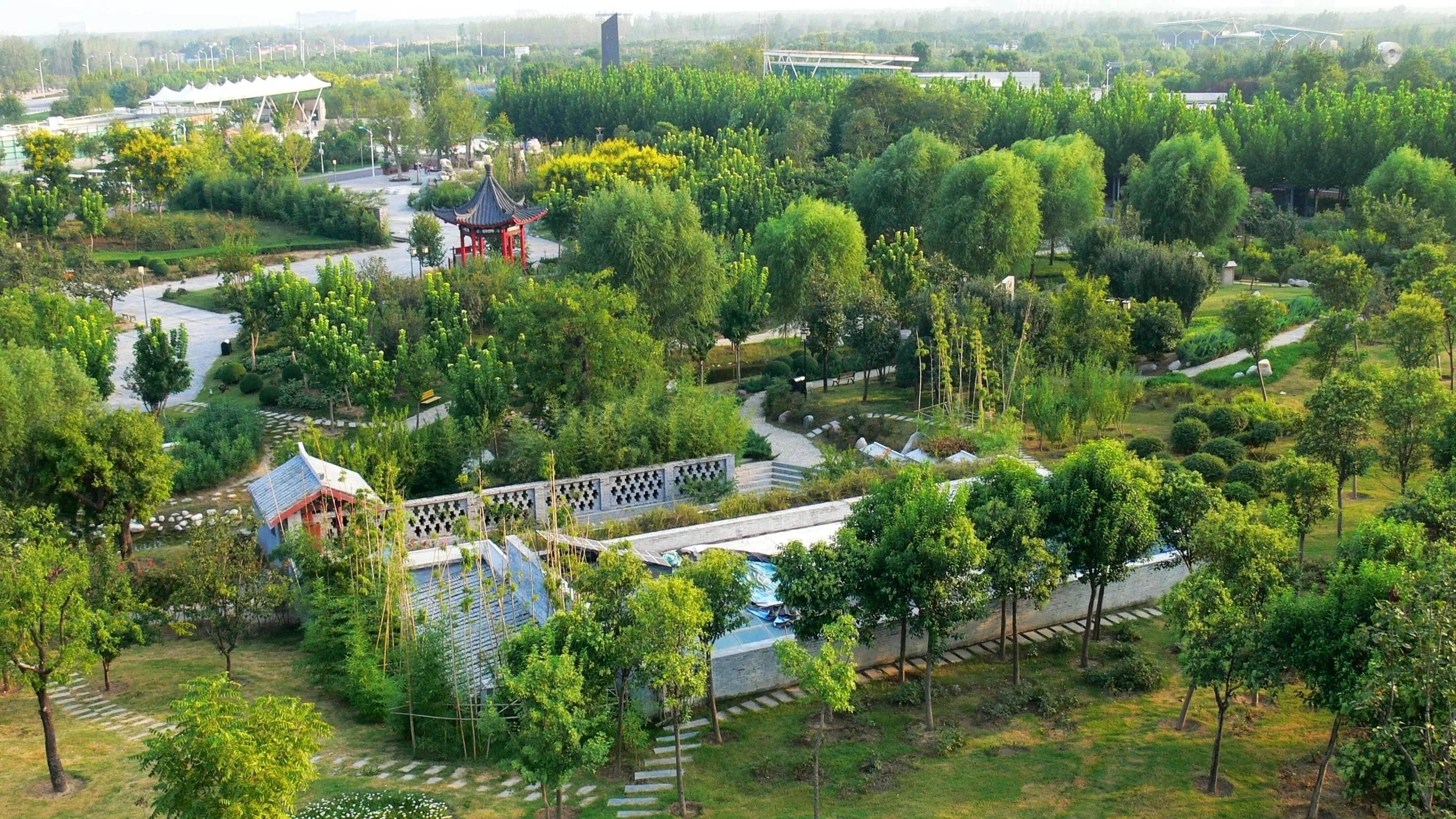 郑州绿博园,一个充满生态魅力和人文关怀的旅游胜地 这座国家4a级旅游