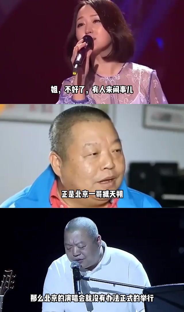 杨钰莹遭臧天朔收保护费,赖文峰出面调解 在2002年,杨钰莹在排练时