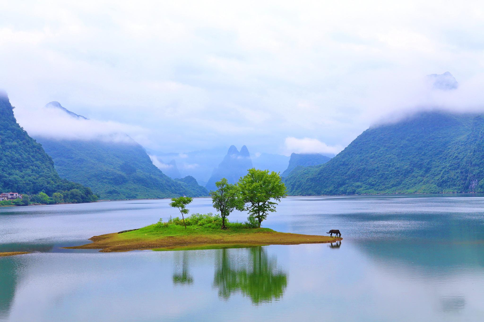 大自然山水图片图片