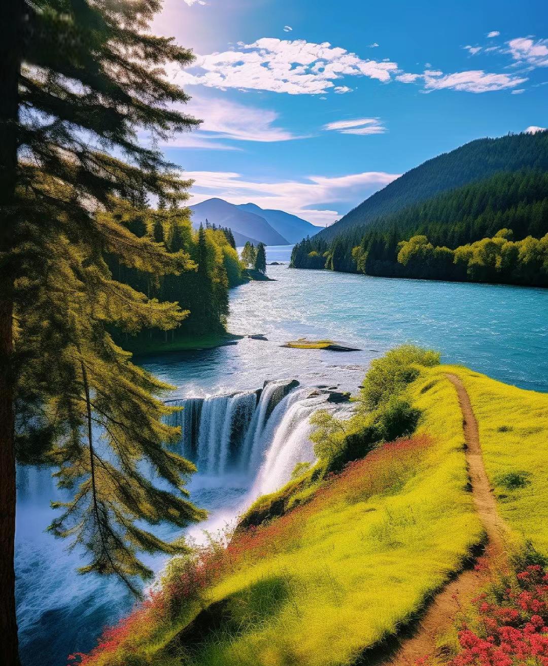 新疆天山的美丽风景 夜晚的天山 夜晚降临,天山的美景并未消失.