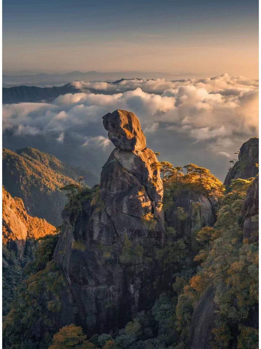 三清山东方女神峰图片